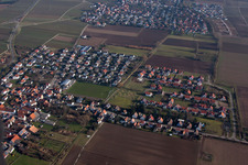 Quartier Dammheim in Landau in der Pfalz dans le département Rhénanie-Palatinat, Allemagne depuis l'avion