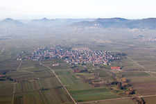 Vue oblique de Quartier Nußdorf in Landau in der Pfalz dans le département Rhénanie-Palatinat, Allemagne