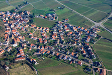 Vue aérienne de Rue Wiesen à Gleisweiler dans le département Rhénanie-Palatinat, Allemagne