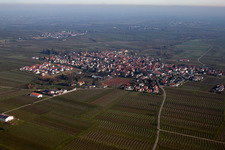 Quartier Nußdorf in Landau in der Pfalz dans le département Rhénanie-Palatinat, Allemagne vue d'en haut
