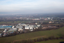 Photographie aérienne de Zone industrielle de Landau-Ost à Landau in der Pfalz dans le département Rhénanie-Palatinat, Allemagne