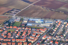 Vue aérienne de Löffel Windows + Façades GmbH & Co.KG à Herxheim bei Landau dans le département Rhénanie-Palatinat, Allemagne