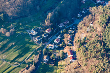 Quartier Blankenborn in Bad Bergzabern dans le département Rhénanie-Palatinat, Allemagne vu d'un drone
