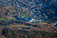 Vue oblique de De l'ouest à Wissembourg dans le département Bas Rhin, France