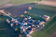 Photographie aérienne de Quartier Deutschhof in Kapellen-Drusweiler dans le département Rhénanie-Palatinat, Allemagne