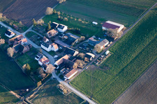 Quartier Deutschhof in Kapellen-Drusweiler dans le département Rhénanie-Palatinat, Allemagne d'en haut