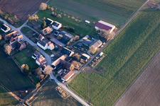 Quartier Deutschhof in Kapellen-Drusweiler dans le département Rhénanie-Palatinat, Allemagne vue d'en haut