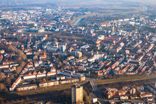 Rastatt dans le département Bade-Wurtemberg, Allemagne vue d'en haut
