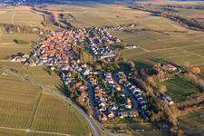 Vue d'oiseau de Quartier Ilbesheim in Ilbesheim bei Landau in der Pfalz dans le département Rhénanie-Palatinat, Allemagne