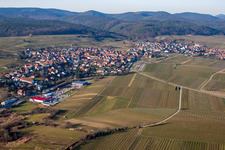 Quartier Schweigen in Schweigen-Rechtenbach dans le département Rhénanie-Palatinat, Allemagne vue d'en haut