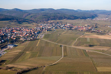 Quartier Schweigen in Schweigen-Rechtenbach dans le département Rhénanie-Palatinat, Allemagne depuis l'avion