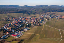 Quartier Schweigen in Schweigen-Rechtenbach dans le département Rhénanie-Palatinat, Allemagne vue du ciel