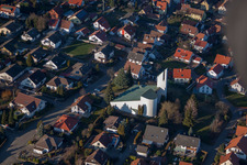 Quartier Rechtenbach in Schweigen-Rechtenbach dans le département Rhénanie-Palatinat, Allemagne hors des airs