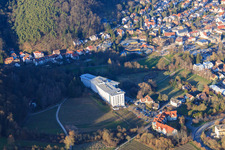 Vue aérienne de Parc thermal à Bad Bergzabern dans le département Rhénanie-Palatinat, Allemagne