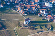Quartier Gleiszellen in Gleiszellen-Gleishorbach dans le département Rhénanie-Palatinat, Allemagne vue du ciel