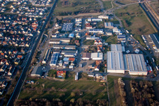 Photographie aérienne de Zone industrielle et commerciale Est à Bietigheim dans le département Bade-Wurtemberg, Allemagne