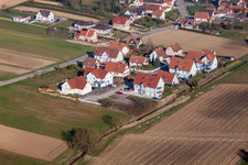 Image drone de Seebach dans le département Bas Rhin, France