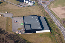 Eschbach dans le département Bas Rhin, France hors des airs