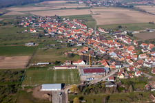 Eschbach dans le département Bas Rhin, France d'un drone