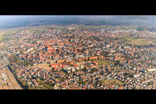 Thurot du sud à le quartier Bildstoeckel Ouest in Hagenau dans le département Bas Rhin, France
