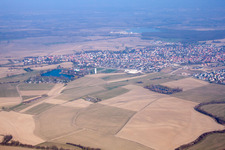 Photographie aérienne de Gambsheim dans le département Bas Rhin, France
