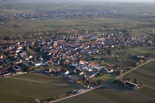 Quartier Arzheim in Landau in der Pfalz dans le département Rhénanie-Palatinat, Allemagne d'en haut