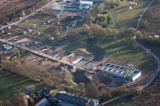 Vue aérienne de Terrain du State Garden Show à Landau in der Pfalz dans le département Rhénanie-Palatinat, Allemagne