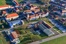 Vue aérienne de Centre de soutien Caritas Saint-Laurent et Paulus à Landau in der Pfalz dans le département Rhénanie-Palatinat, Allemagne
