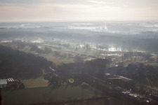 Vue oblique de Club de golf Dreihof à Essingen dans le département Rhénanie-Palatinat, Allemagne