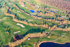 Photographie aérienne de Golf Course Landgut Dreihof - GOLF absolu le matin à le quartier Dreihof in Essingen dans le département Rhénanie-Palatinat, Allemagne