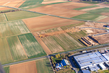 Photographie aérienne de Zone industrielle Ouest 2 à le quartier Herxheim in Herxheim bei Landau dans le département Rhénanie-Palatinat, Allemagne