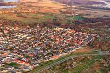 Vue aérienne de Forstlandallee à Jockgrim dans le département Rhénanie-Palatinat, Allemagne