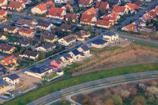 Photographie aérienne de Forstlandallee à Jockgrim dans le département Rhénanie-Palatinat, Allemagne