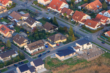 Vue aérienne de Forstlandallee x Buchstr à Jockgrim dans le département Rhénanie-Palatinat, Allemagne