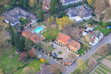 Vue aérienne de Parkring x Ziegelbergstr à Jockgrim dans le département Rhénanie-Palatinat, Allemagne