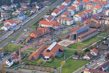 Photographie aérienne de Centre communautaire et musée de la briqueterie Jockgrim à Jockgrim dans le département Rhénanie-Palatinat, Allemagne