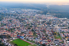 Vue aérienne de Ziegelstr à Jockgrim dans le département Rhénanie-Palatinat, Allemagne