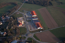 Quartier Neulauterburg in Berg dans le département Rhénanie-Palatinat, Allemagne vu d'un drone