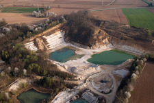 Riedseltz dans le département Bas Rhin, France d'en haut