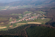 Cleebourg dans le département Bas Rhin, France d'en haut