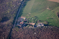 Photographie aérienne de Villa Riessack à Niederbronn-les-Bains dans le département Bas Rhin, France