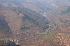 Photographie aérienne de Niederbronn-les-Bains dans le département Bas Rhin, France