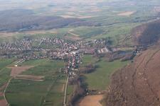 Oberbronn dans le département Bas Rhin, France depuis l'avion