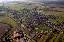 Vue oblique de Durrenbach dans le département Bas Rhin, France