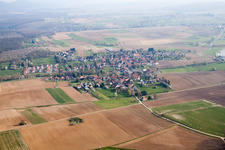 Surbourg dans le département Bas Rhin, France hors des airs