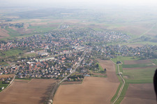 Soultz-sous-Forêts dans le département Bas Rhin, France d'en haut