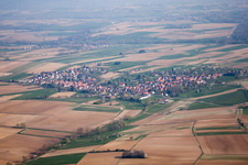 Hoffen dans le département Bas Rhin, France d'en haut