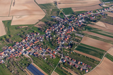 Photographie aérienne de Champs agricoles et terres agricoles à Siegen dans le département Bas Rhin, France