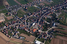 Image drone de Niederlauterbach dans le département Bas Rhin, France