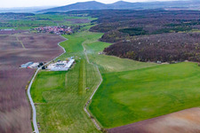 Vue aérienne de UL-Platz à Westhausen dans le département Thuringe, Allemagne